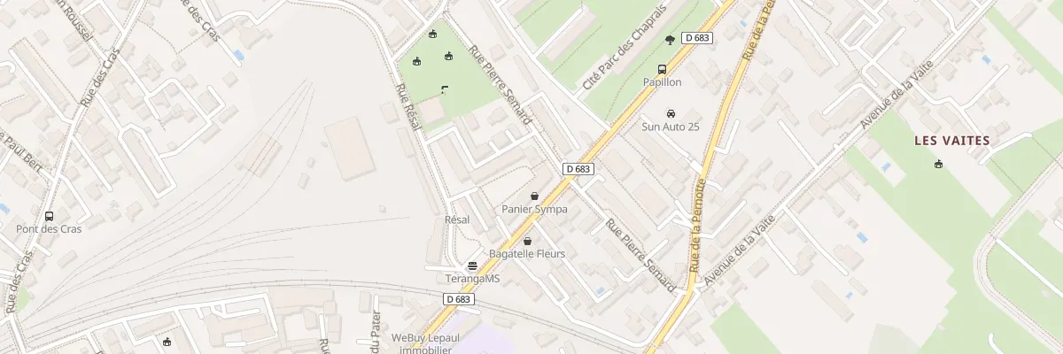 Plan du 123 Rue de Belfort à Besançon