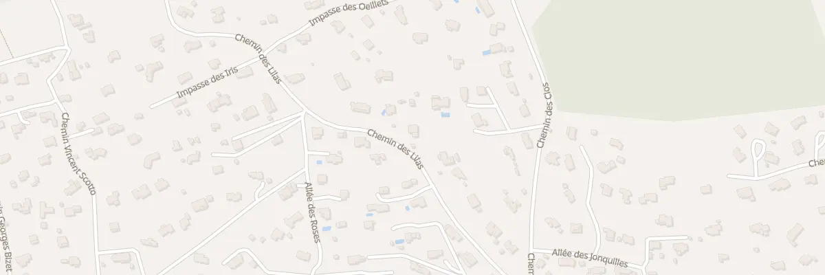 Plan du 277 Che des Lilas à Garéoult
