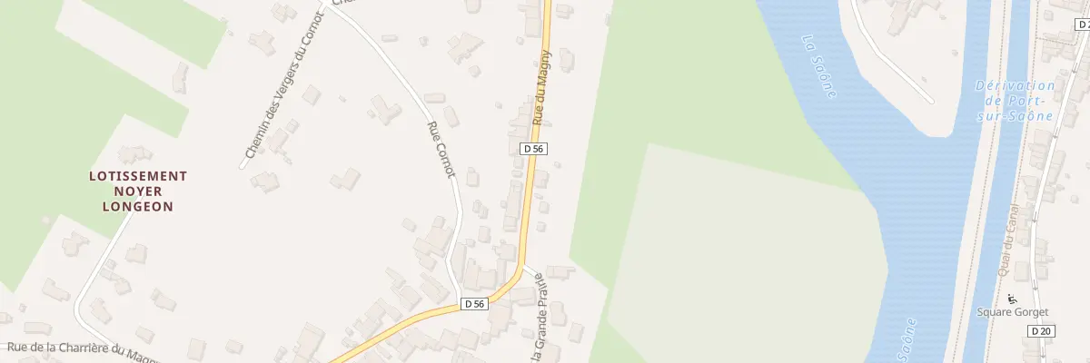 Plan du 18 Rue du Magny à Port-sur-Saône