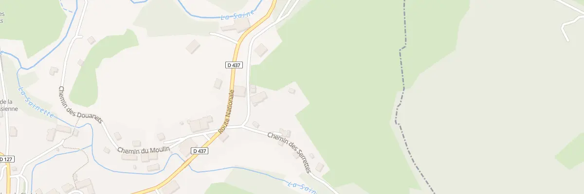 Plan du 105 Che de Combe Maria à Foncine-le-Bas