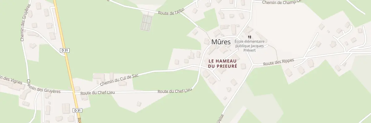 Plan du 24 Che du Cul de Sa à Mûres