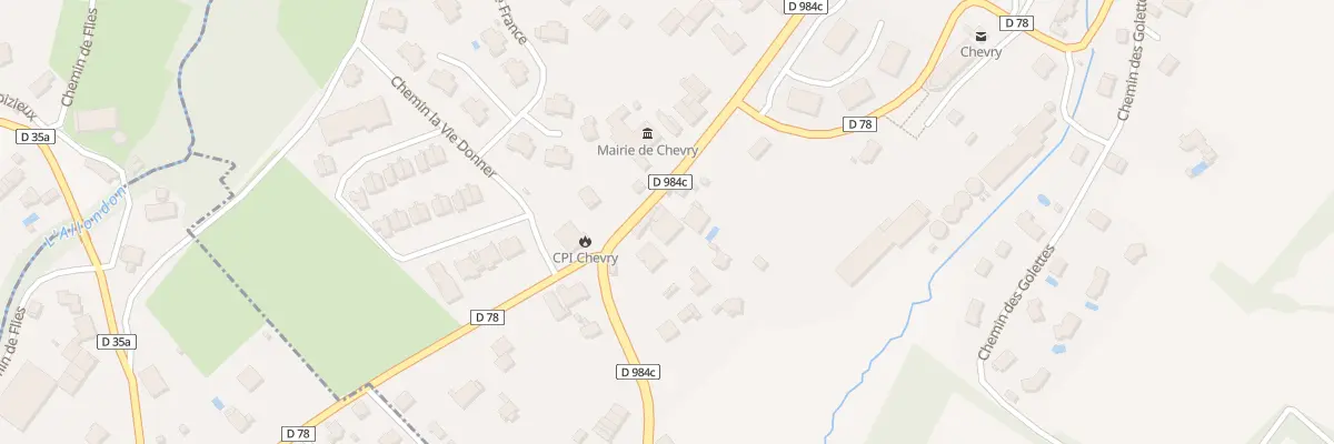 Plan du 388 Rte de Prost à Chevry