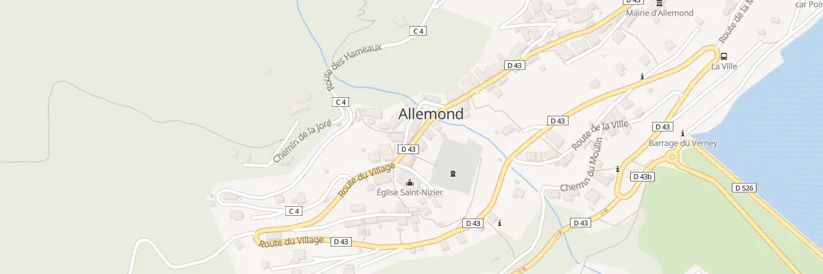 Plan du 65 Che de la Tour à Allemond