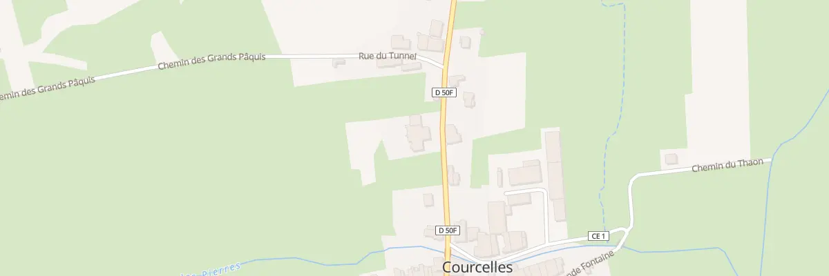 Plan du 8 Rue Clausel sur Dambre à Courcelles