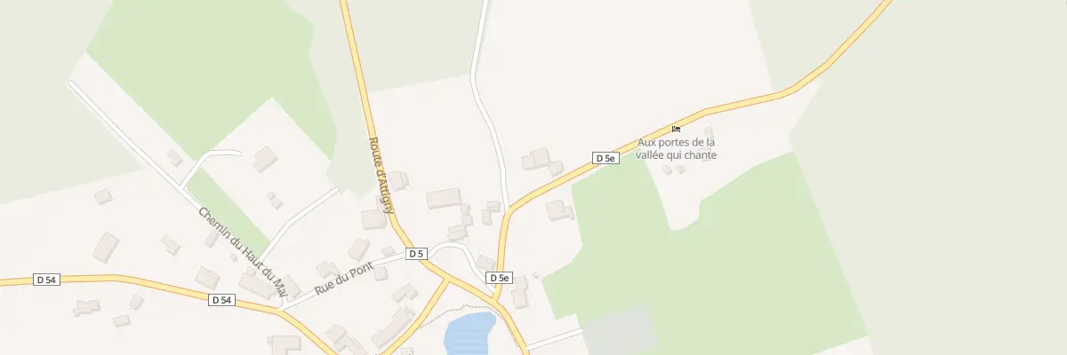 Plan du 3 Rte de Droiteval à Claudon