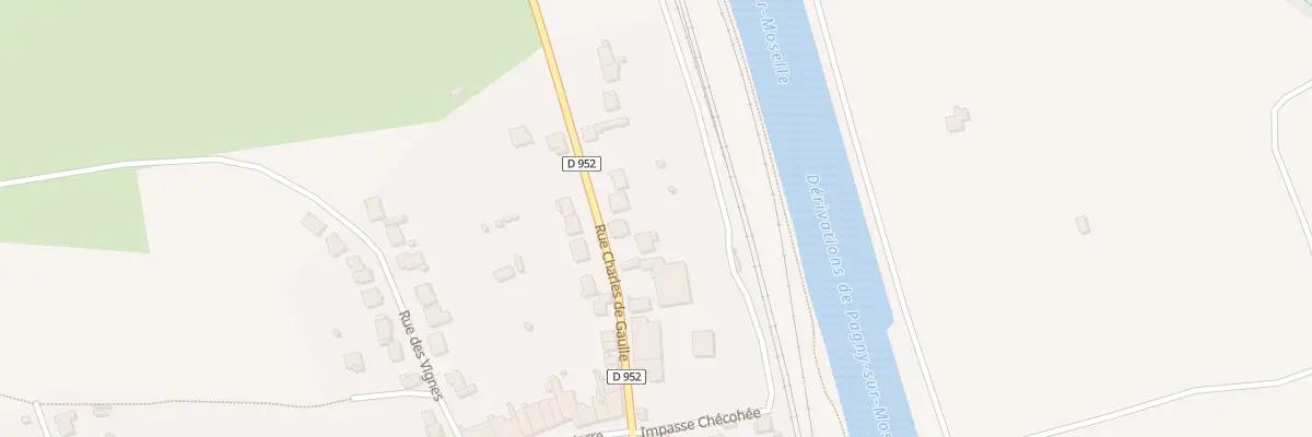 Plan du 84 Rue Charles de Gaulle à Vandières