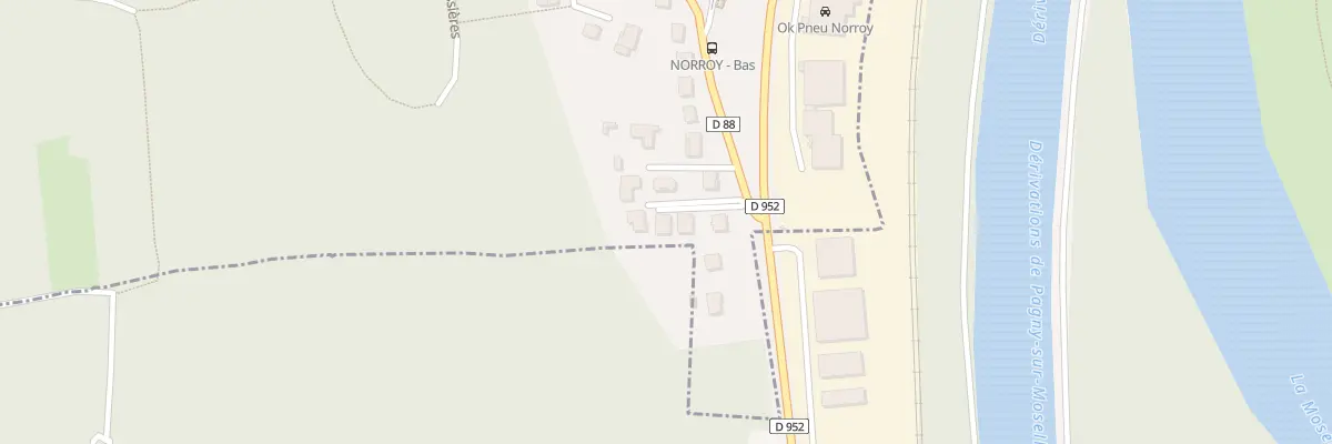 Plan du 88D Rue de Pont a Mousson à Norroy-lès-Pont-à-Mousson