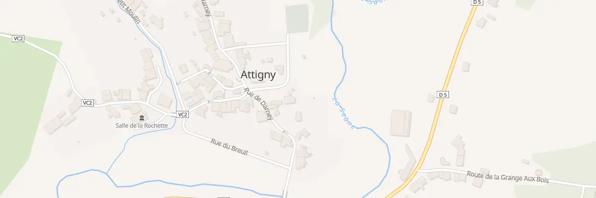 Plan du 16 Rue de Darney à Attigny