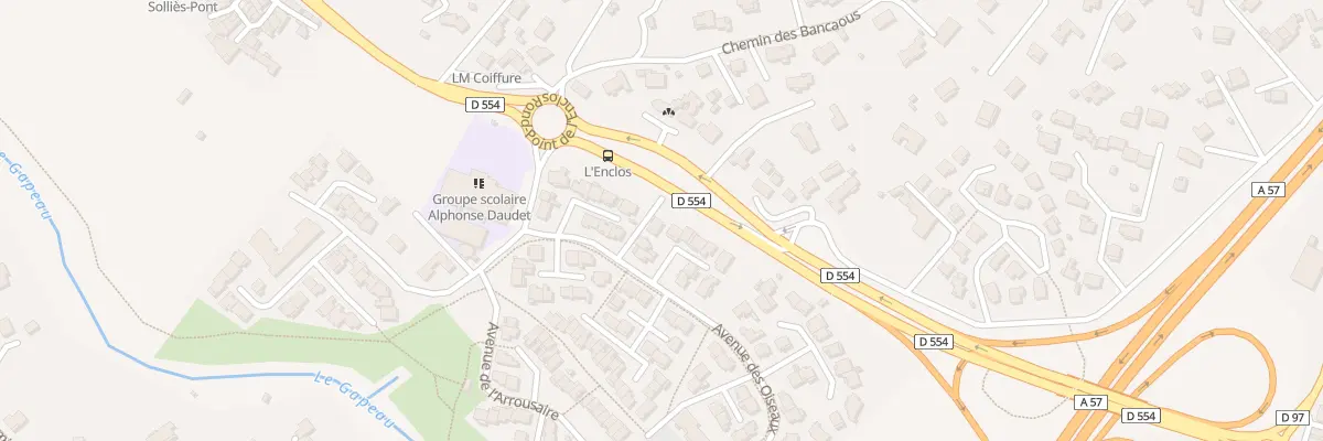 Plan du 6 Cae Dei Tourdre à Solliès-Pont