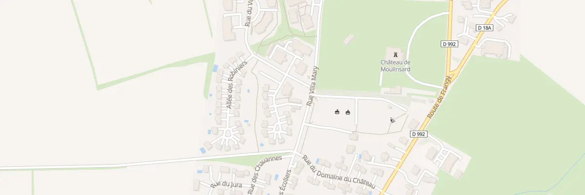 Plan du 55 All de l’Épinette à Viry