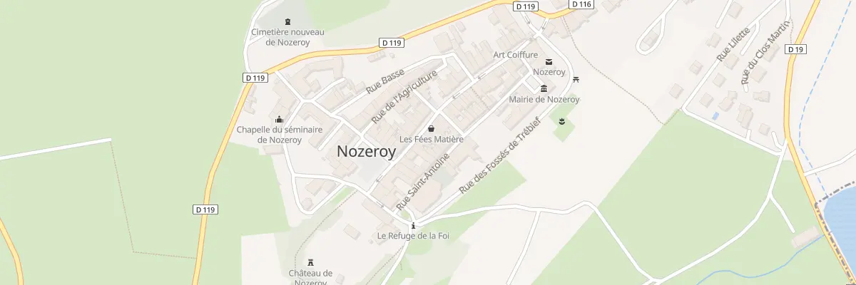 Plan du 34 Grande Rue à Nozeroy