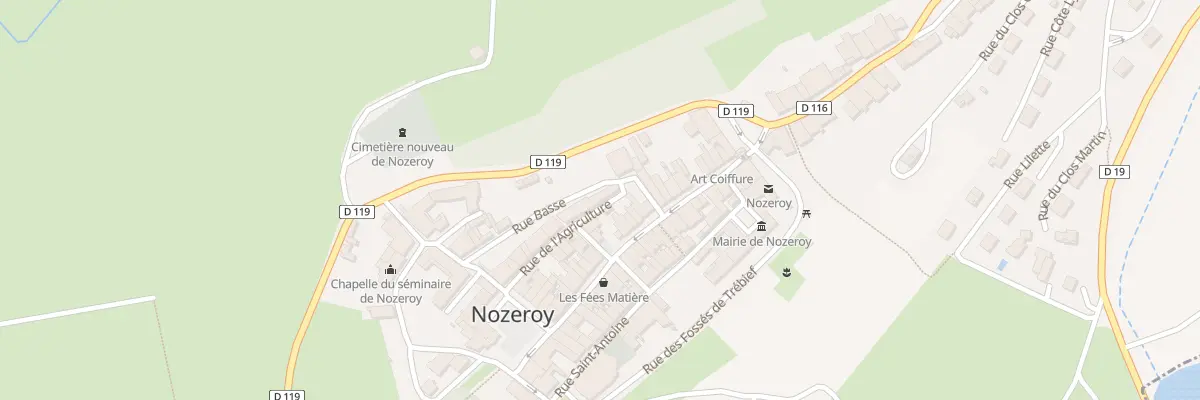 Plan du 2 Rue de l’Agriculture à Nozeroy