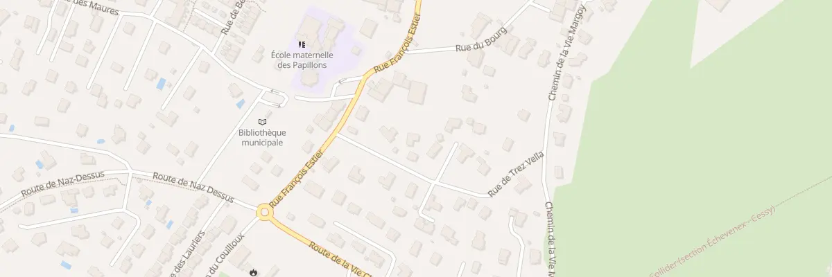 Plan du 97 Rue de Trez Vella à Échenevex