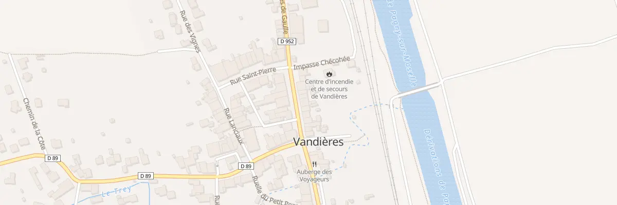 Plan du 64 Rue Charles de Gaulle à Vandières