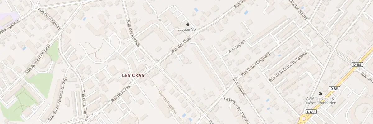 Plan du 76A Rue des Cras à Besançon