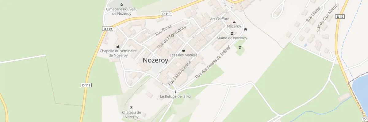 Plan du 9 Rue Saint-Antoine à Nozeroy