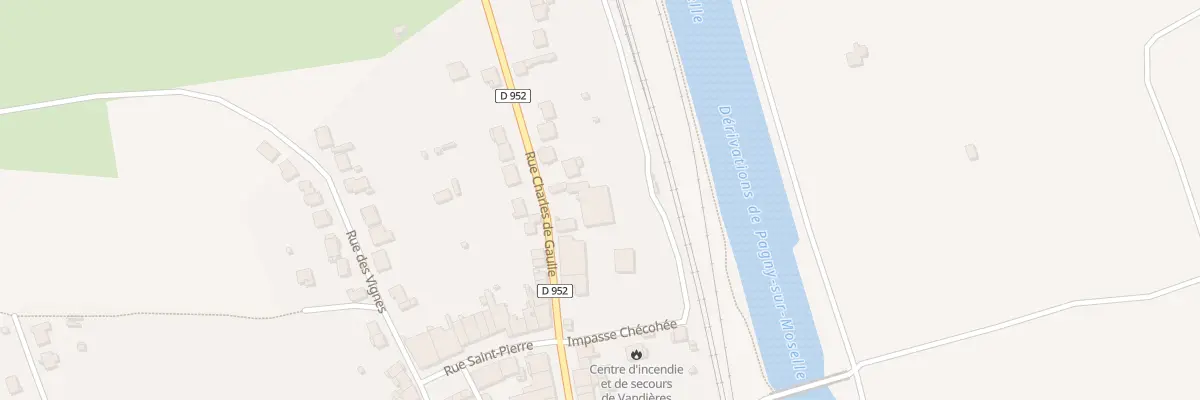 Plan du 82 Rue Charles de Gaulle à Vandières