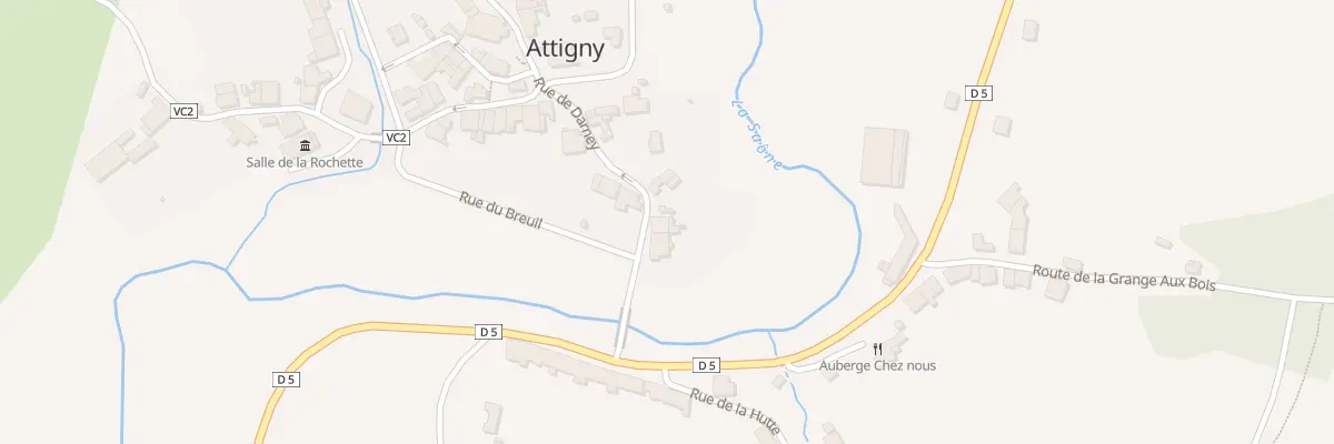 Plan du 4 Rue de Darney à Attigny