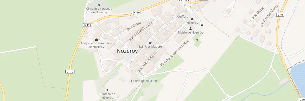 Plan du 8 Rue Saint-Antoine à Nozeroy