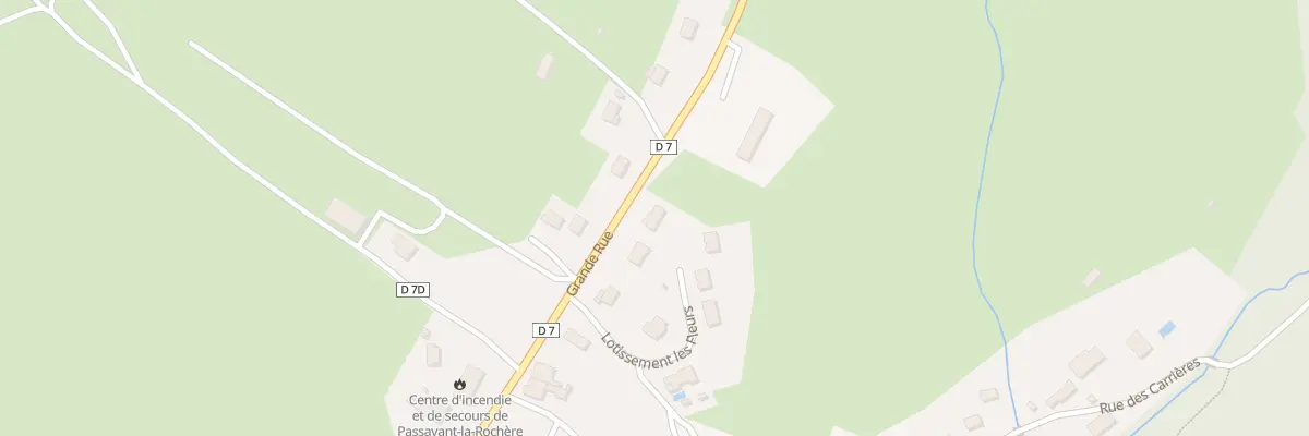 Plan du 5B Lot des Fleurs à Passavant-la-Rochère