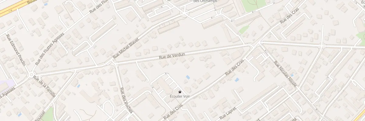 Plan du 9 Rue de Verdun à Besançon