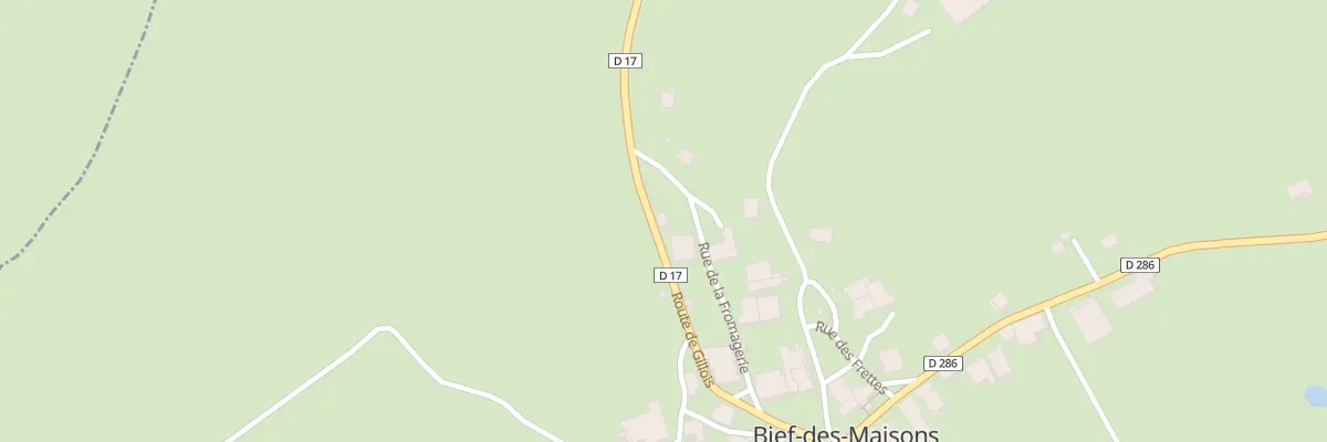 Plan du 2T Rte de Gillois à Bief-des-Maisons