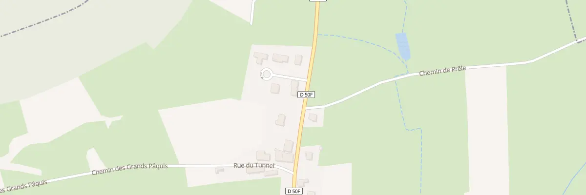 Plan du 1 Rue du Haut de Chaumont à Courcelles