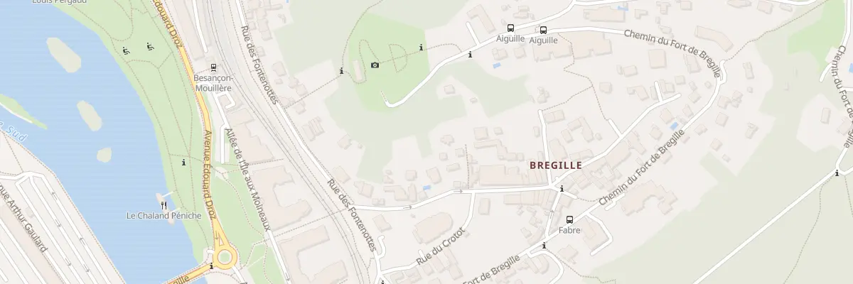 Plan du 5 Rue Fabre à Besançon