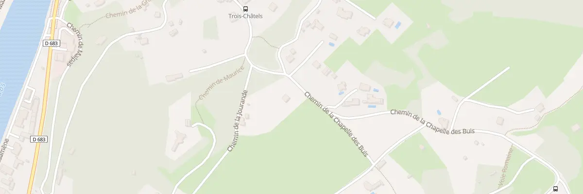 Plan du 4 Che de la Chapelle des Buis à Besançon