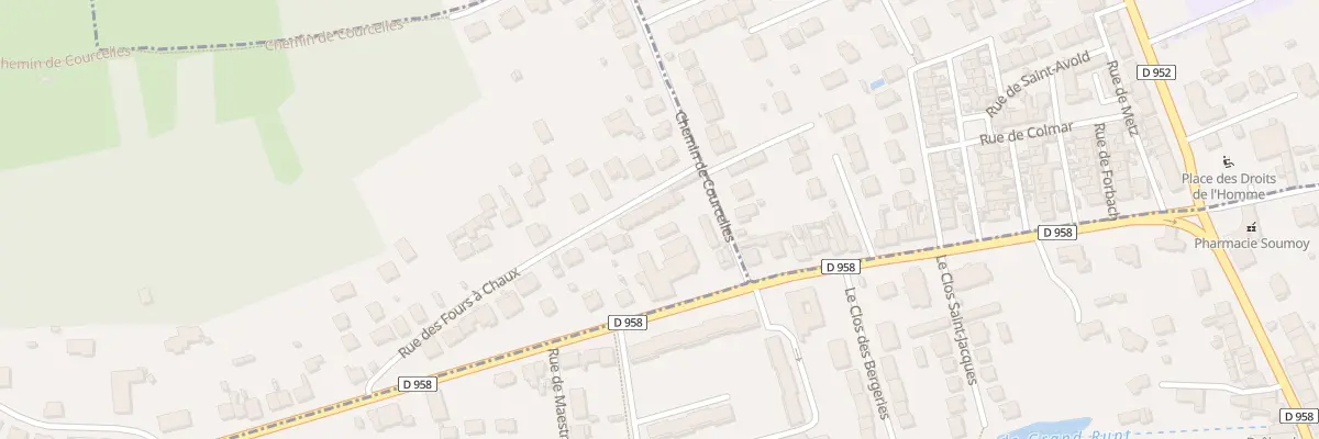 Plan du 73A Rue de Courcelles à Montauville