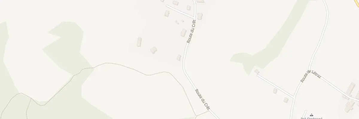 Plan du 105 Rte du Crêt à Montagny-les-Lanches