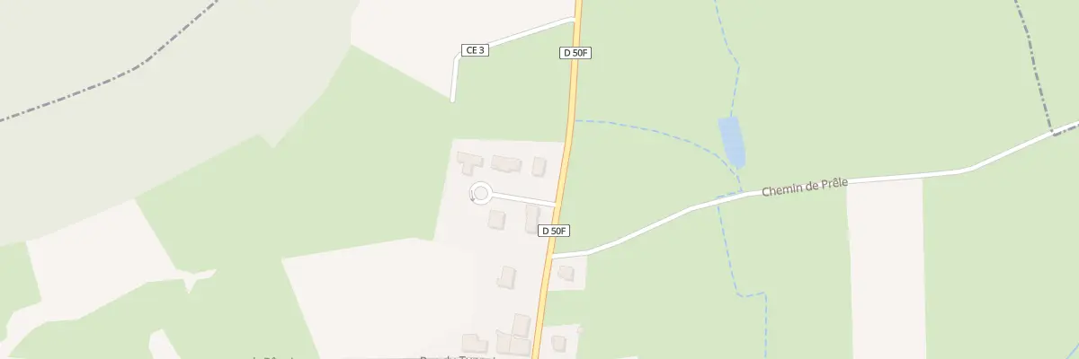 Plan du 2 Rue du Haut de Chaumont à Courcelles