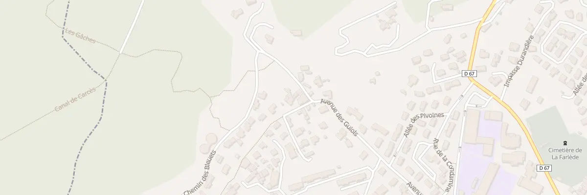 Plan du 11 Imp du Hameau des Guiols à La Farlède