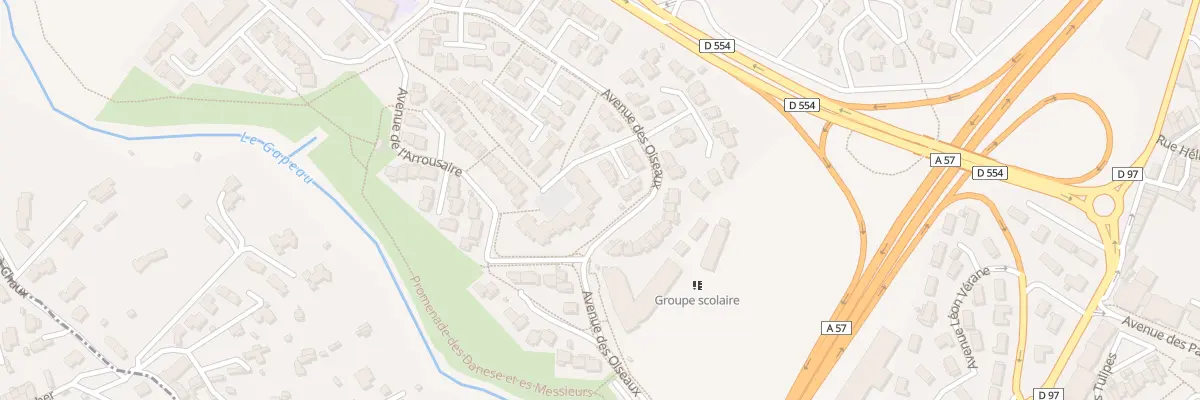 Plan du 1 Av des Oiseaux à Solliès-Pont