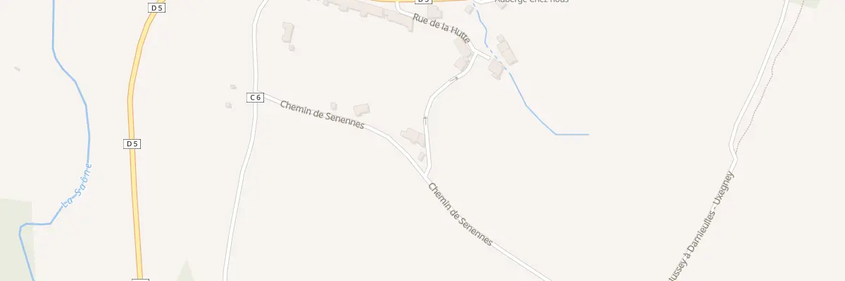 Plan du 3 Che de Senennes à Attigny