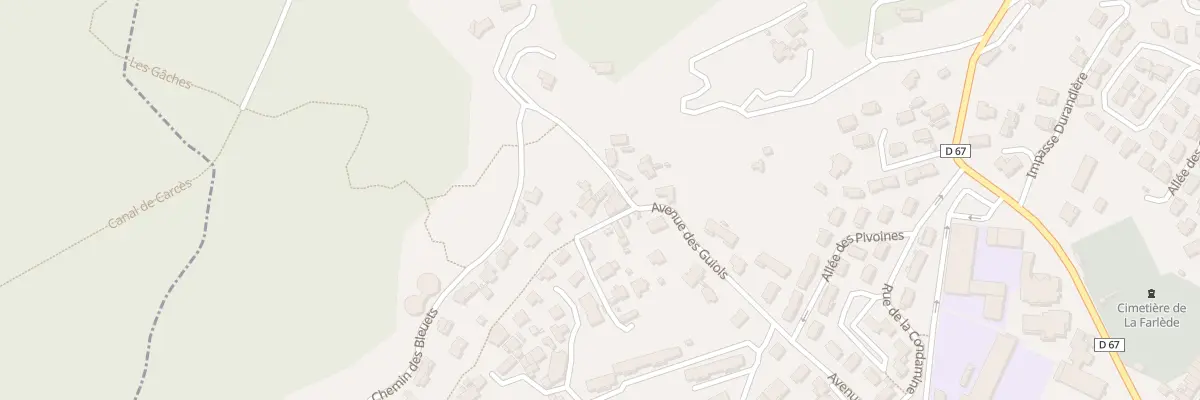 Plan du 55 Imp du Hameau des Guiols à La Farlède