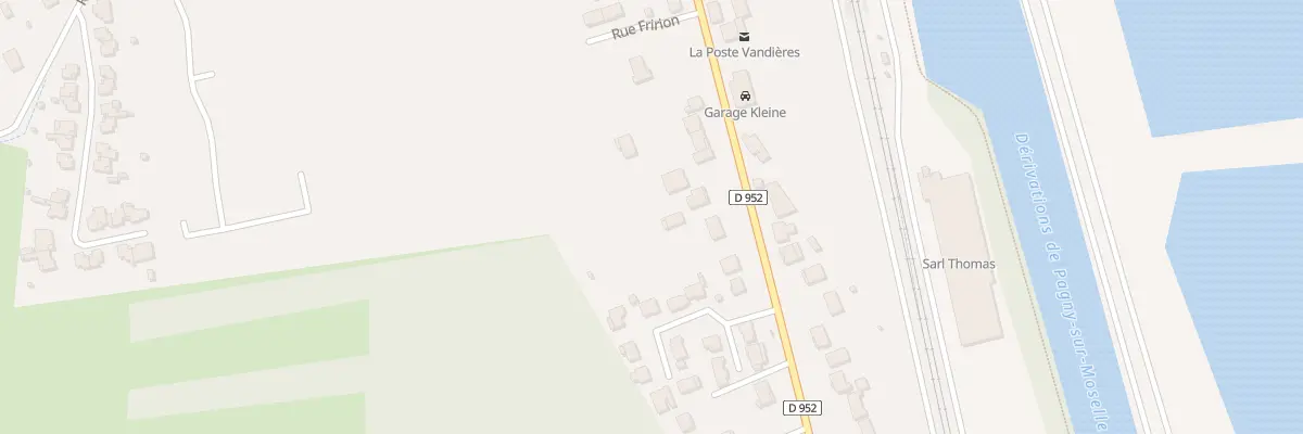 Plan du 23 Rue Charles de Gaulle à Vandières