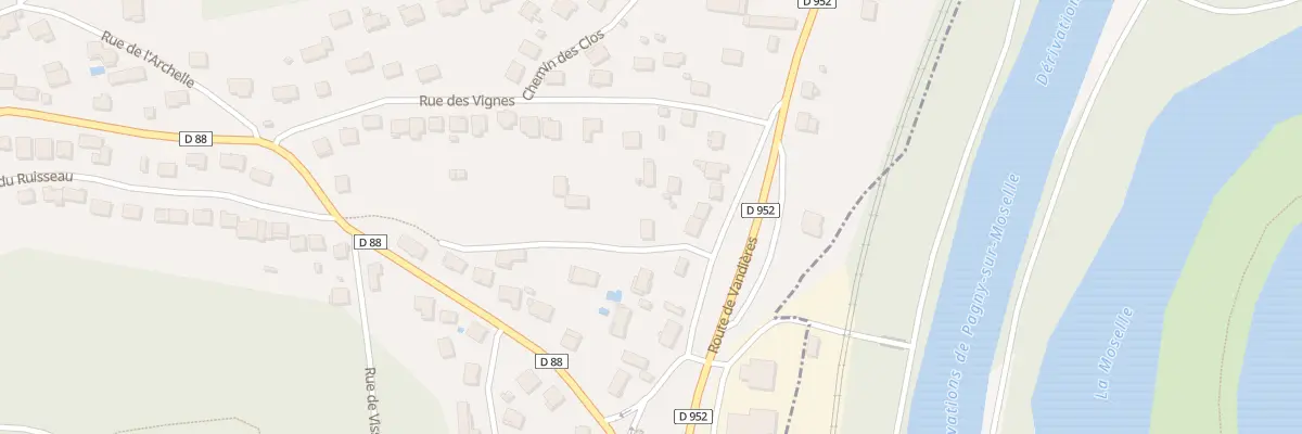 Plan du 11 Rte de Vandières à Norroy-lès-Pont-à-Mousson