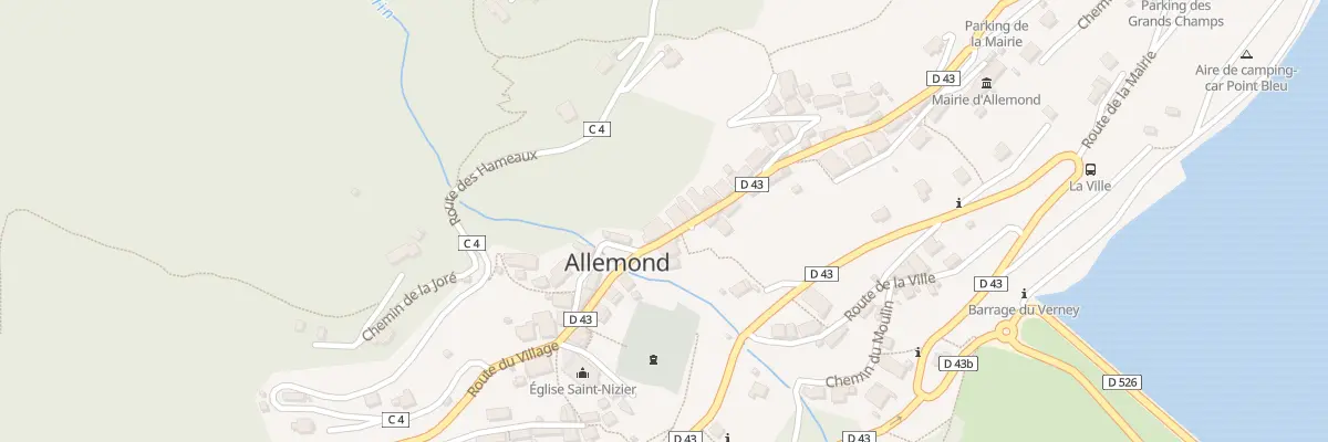 Plan du 265 Rte du Village à Allemond