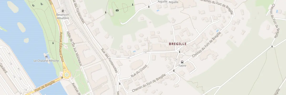 Plan du 7 Rue Fabre à Besançon