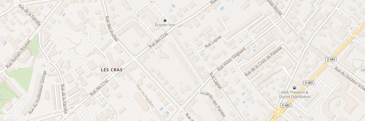 Plan du 80 Rue des Cras à Besançon