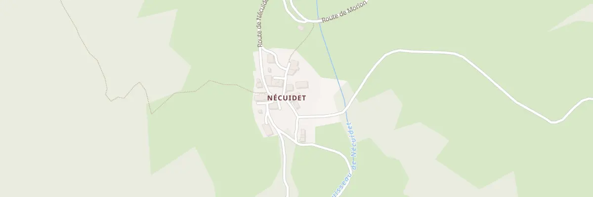 Plan du 329 Rte de Necuidet à La Thuile