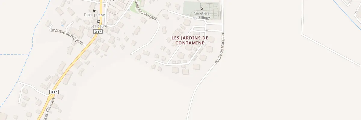 Plan du 105 All de la Farotte à Sillingy