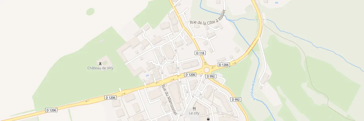 Plan du 128 Che Vy Darri à Viry