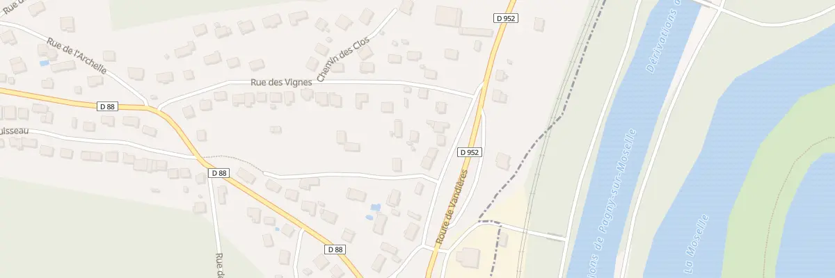 Plan du 15 Rte de Vandières à Norroy-lès-Pont-à-Mousson