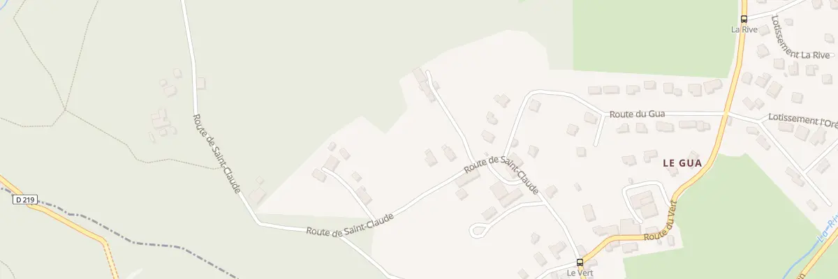 Plan du 216 Rte de Saint Claude au Bourg-d’Oisans