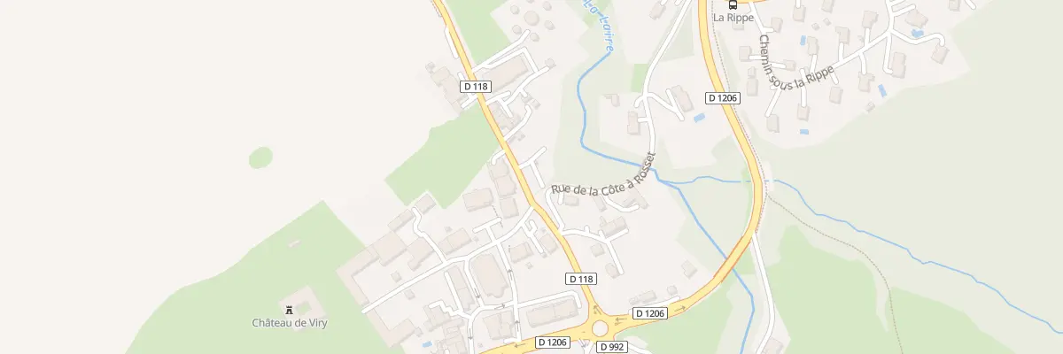 Plan du 145 Rte de la Gare à Viry
