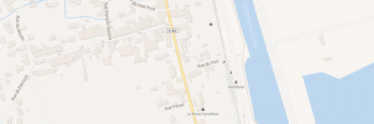 Plan du 1 Rue du Port à Vandières