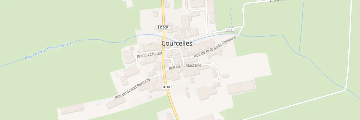 Plan du 3 Rue de l’Eglise à Courcelles