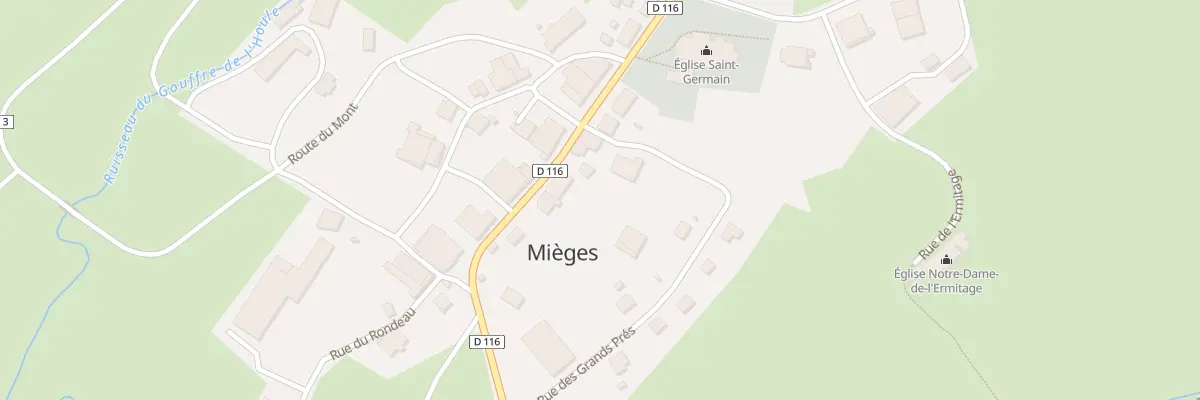 Plan du 14 Rue St Germain à Mièges